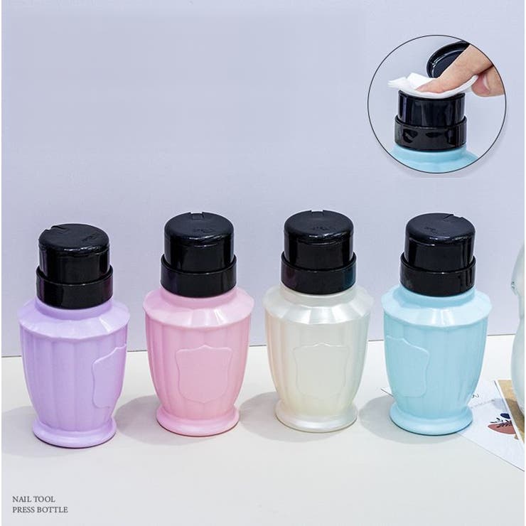ポンプディスペンサー ポンプ式 ネイルリムーバーボトル | PlusNao | 詳細画像5 