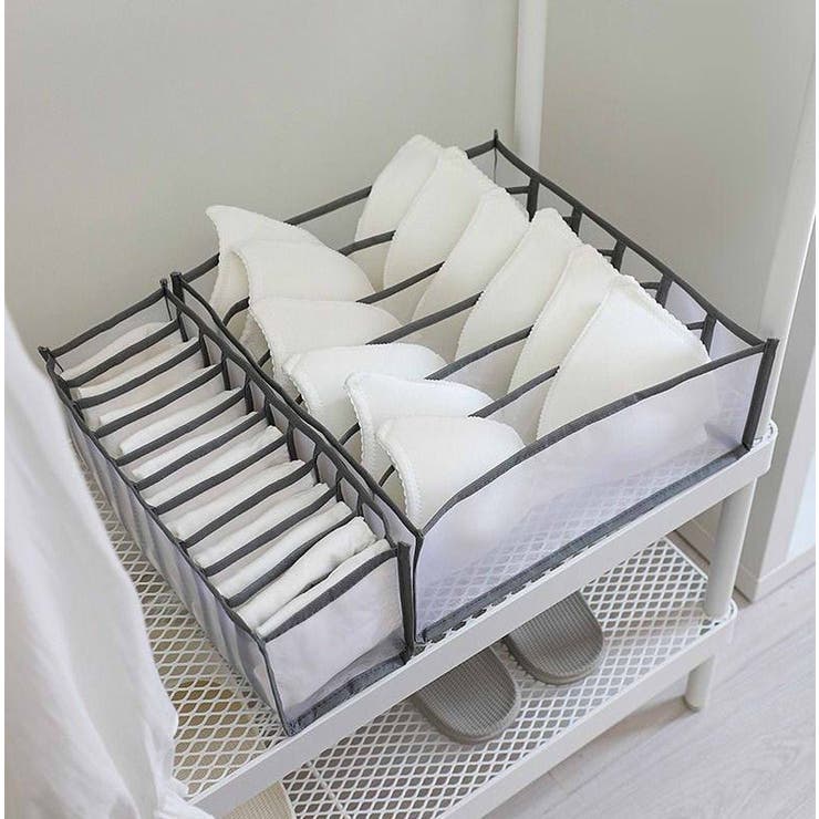 衣類収納ボックス 下着収納ケース 仕切り付き | PlusNao | 詳細画像4 