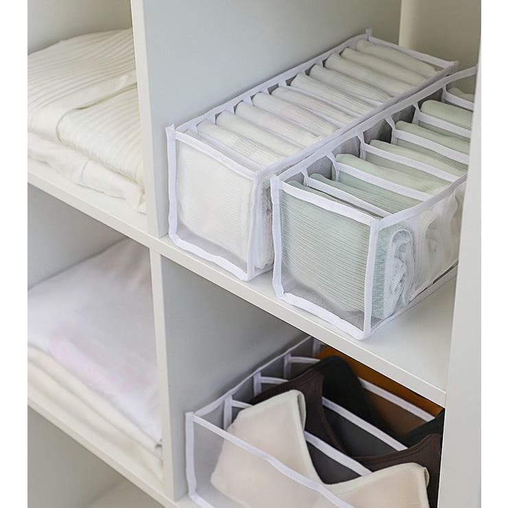 衣類収納ボックス 下着収納ケース 仕切り付き | PlusNao | 詳細画像7 