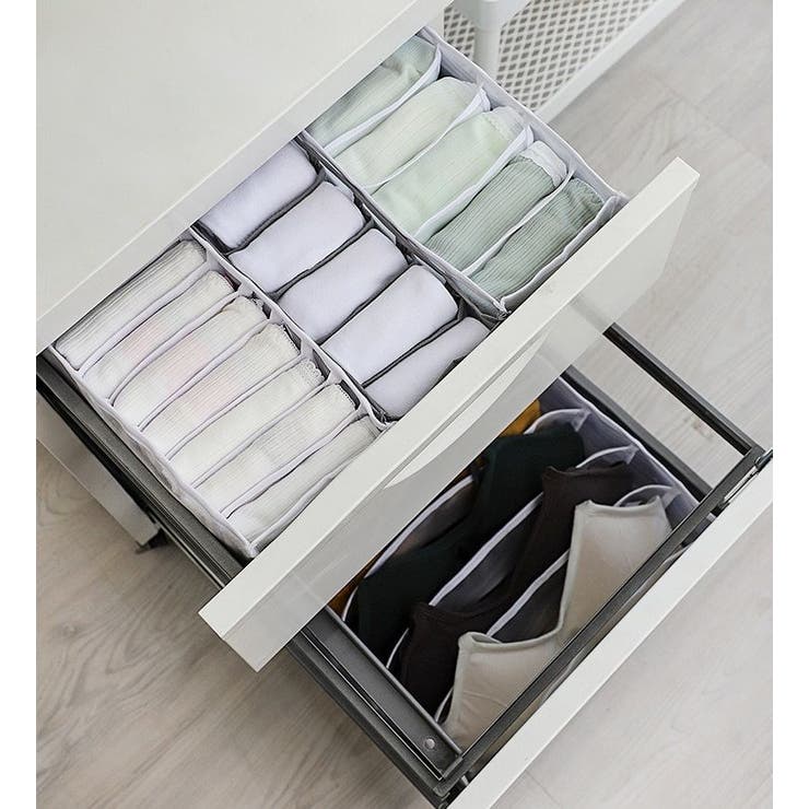 衣類収納ボックス 下着収納ケース 仕切り付き | PlusNao | 詳細画像9 