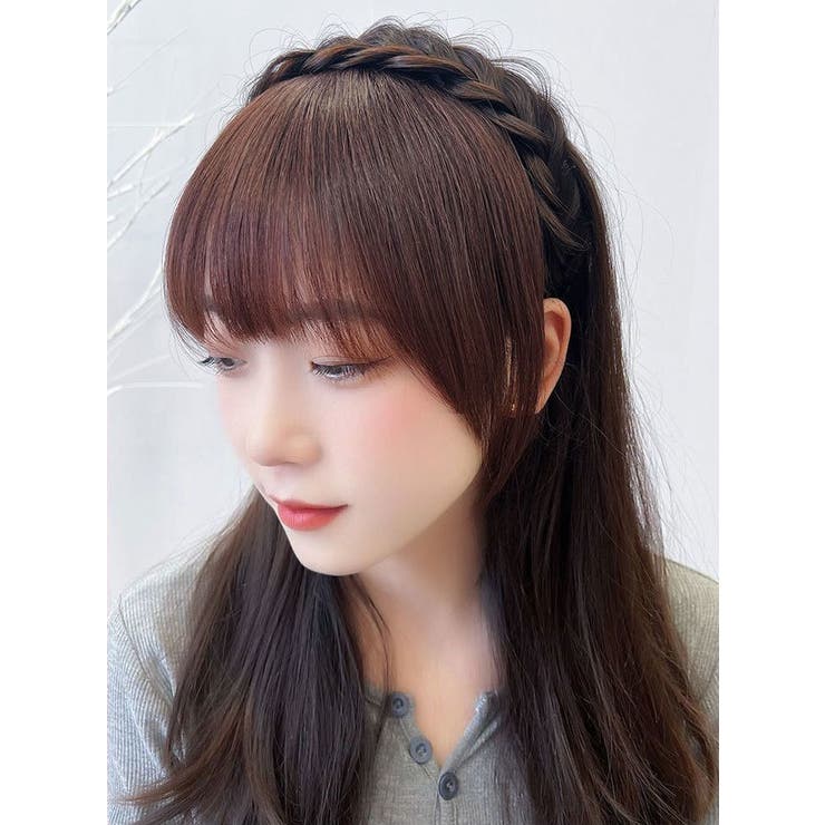 前髪ウィッグ カチューシャ付き レディース | PlusNao | 詳細画像2 