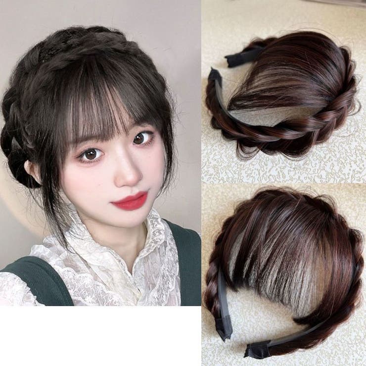 前髪ウィッグ カチューシャ付き レディース | PlusNao | 詳細画像3 