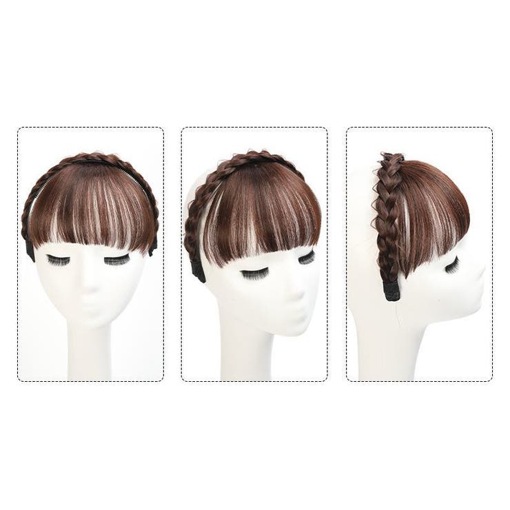 前髪ウィッグ カチューシャ付き レディース | PlusNao | 詳細画像8 