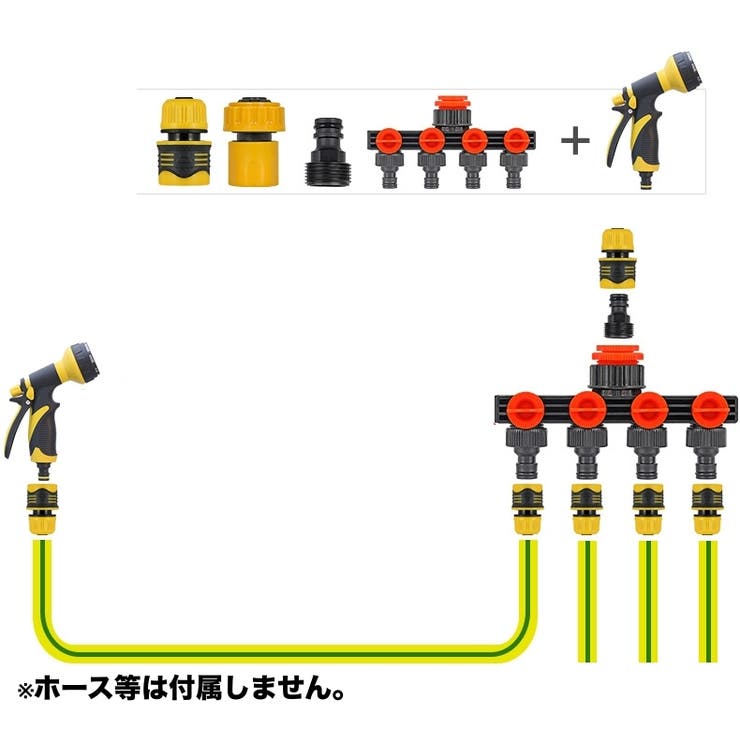 散水コネクタ 蛇口ニップル 4分岐 | PlusNao | 詳細画像8 