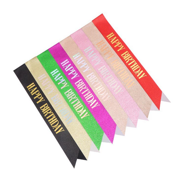 たすき カラータスキ ハッピーバースデー | PlusNao | 詳細画像4 