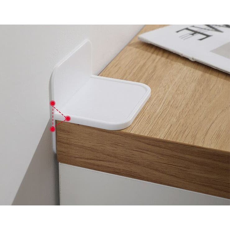 家具転倒防止器具 4個セット L型 | PlusNao | 詳細画像6 