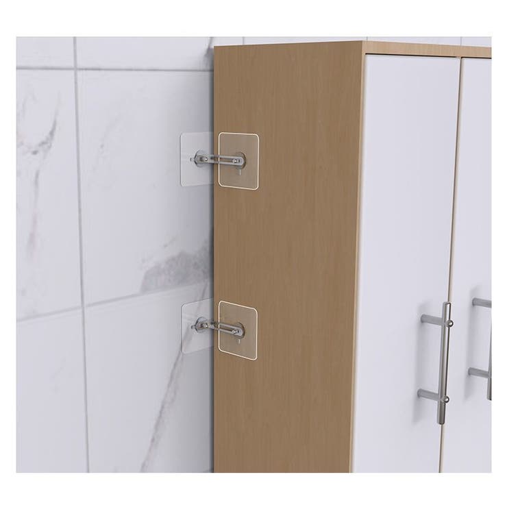 家具転倒防止器具 家具固定器具 同サイズ10個セット | PlusNao | 詳細画像5 