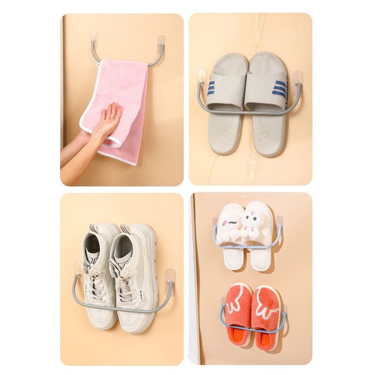スリッパラック サンダル収納 壁掛け | PlusNao | 詳細画像8 