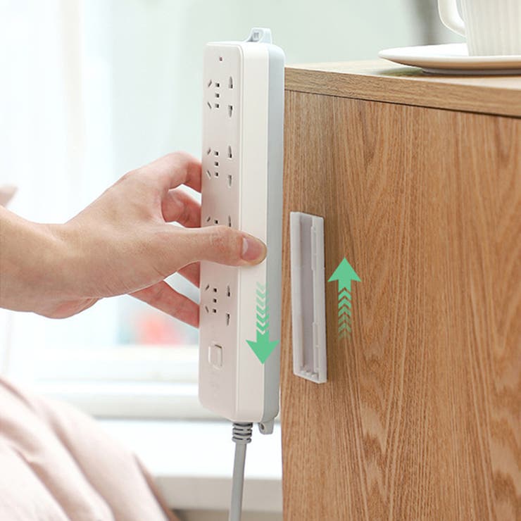 電源タップホルダー 4個セット スライド式 | PlusNao | 詳細画像6 
