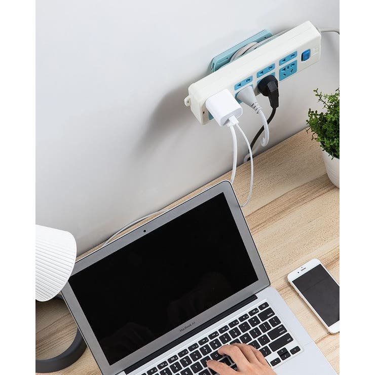 電源タップホルダー 壁掛け スライド式 | PlusNao | 詳細画像5 