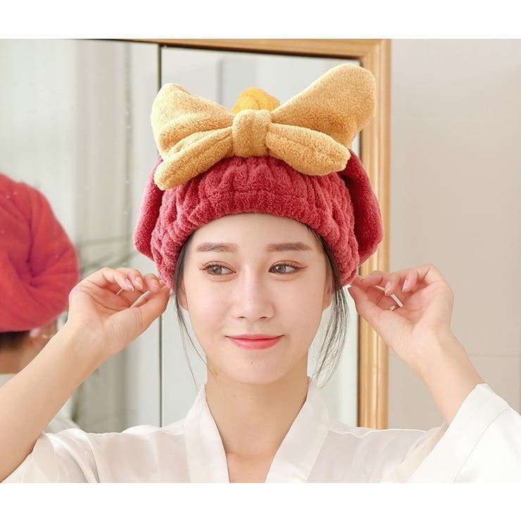 タオルキャップ ヘアドライキャップ ヘアキャップ | PlusNao | 詳細画像2 