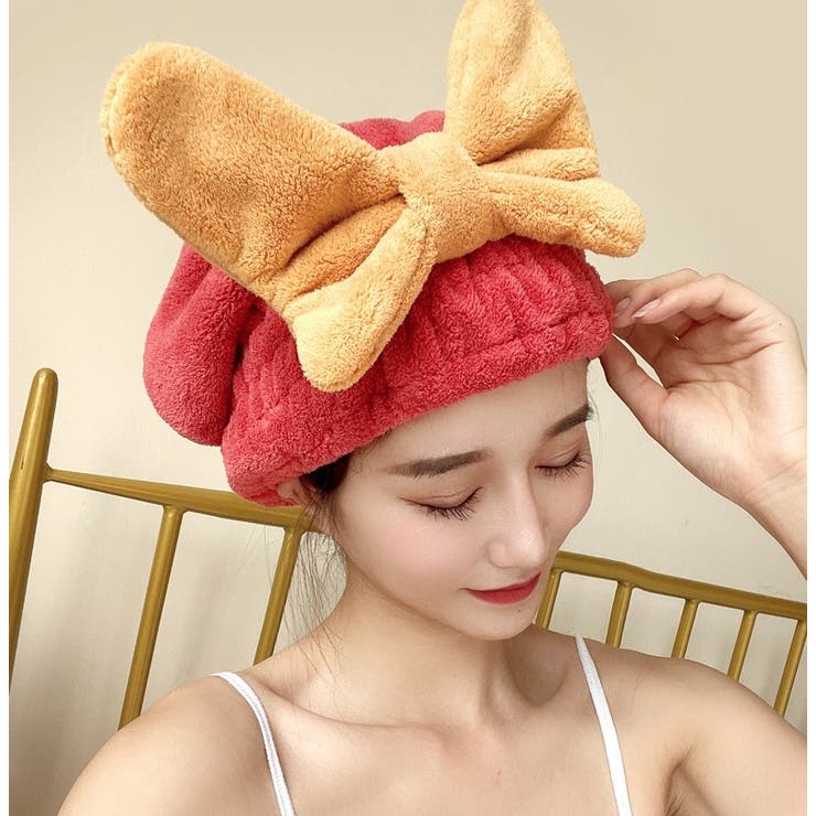 タオルキャップ ヘアドライキャップ ヘアキャップ | PlusNao | 詳細画像3 