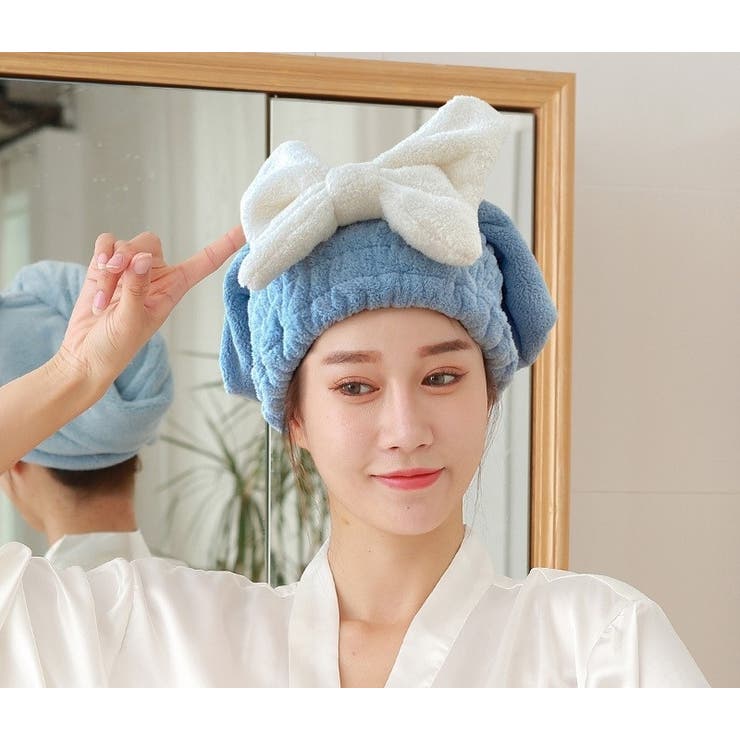 タオルキャップ ヘアドライキャップ ヘアキャップ | PlusNao | 詳細画像8 