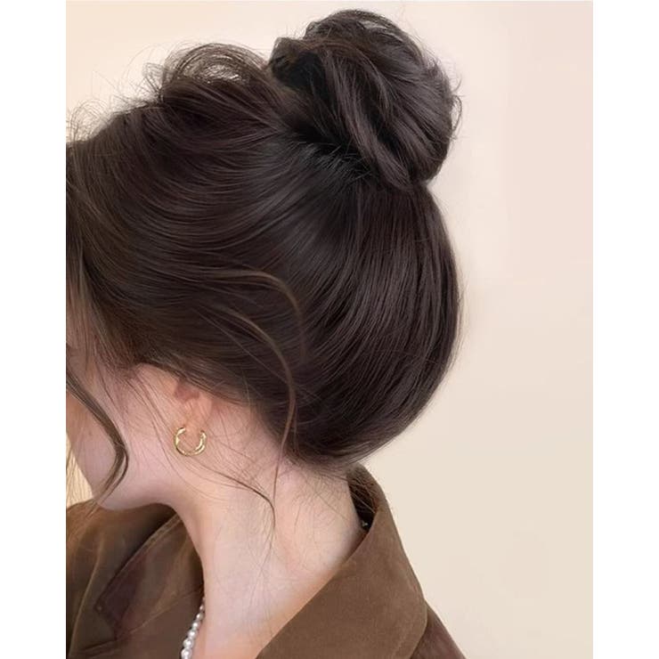 お団子ウィッグ ポイントウィッグ ヘアクリップ | PlusNao | 詳細画像5 