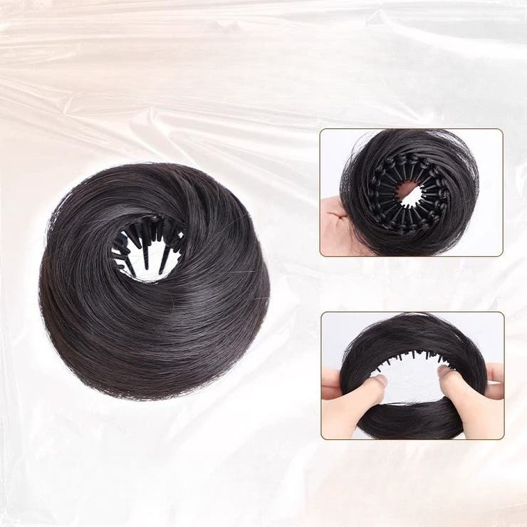 お団子ウィッグ ポイントウィッグ ヘアクリップ | PlusNao | 詳細画像8 