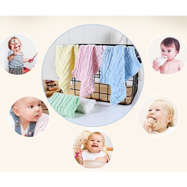 ガーゼハンカチ ガーゼタオル 25cm | PlusNao | 詳細画像4 