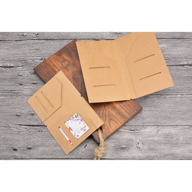 手帳用収納ポケット クラフト紙 2枚セット | PlusNao | 詳細画像7 