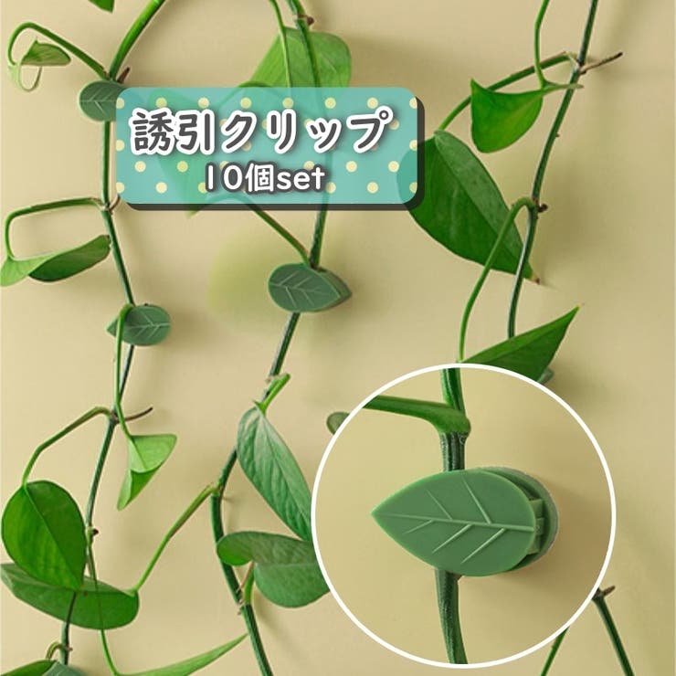 誘引クリップ 10個セット 園芸クリップ | PlusNao | 詳細画像1 