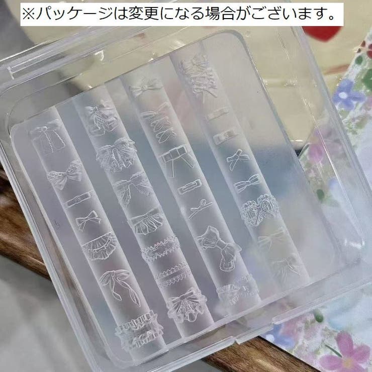 シリコンモールド ネイルパーツ リボン | PlusNao | 詳細画像2 