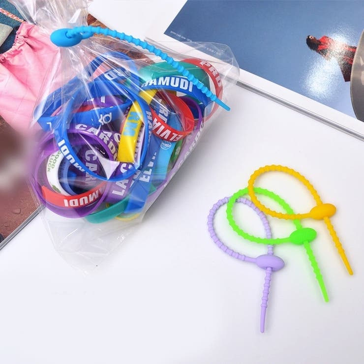 シリコンバンド 4本セット 結束バンド | PlusNao | 詳細画像2 