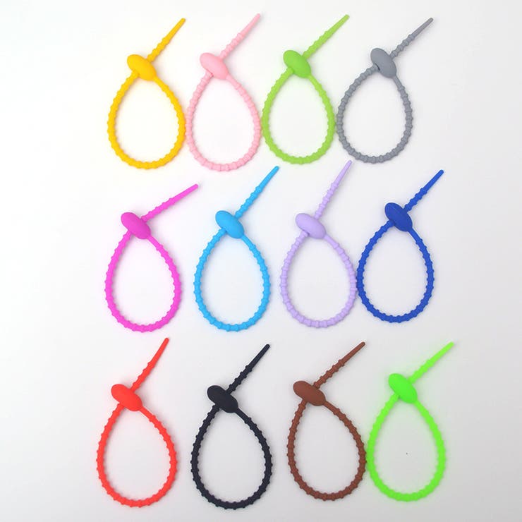 シリコンバンド 4本セット 結束バンド | PlusNao | 詳細画像9 