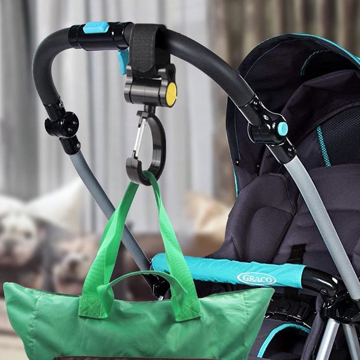 ベビーカー用フック 2個セット バッグホルダー | PlusNao | 詳細画像2 