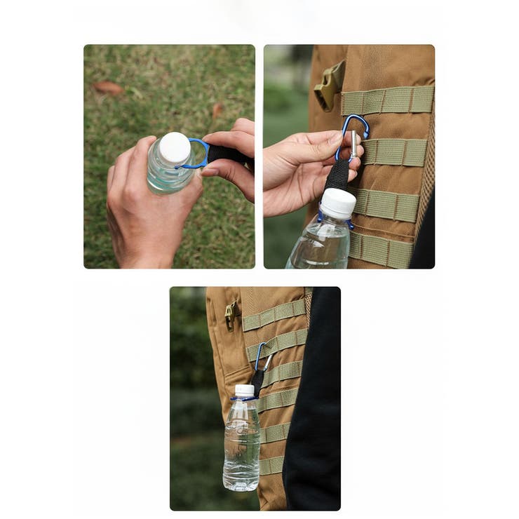 ペットボトルホルダー カラビナ付き 軽量 | PlusNao | 詳細画像10 