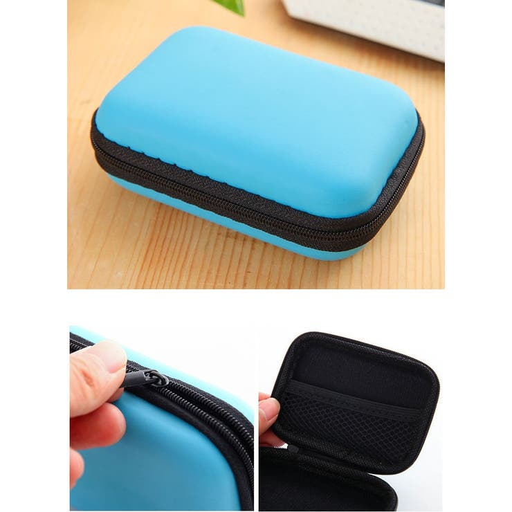 ガジェットポーチ 5個セット イヤホンケース | PlusNao | 詳細画像11 