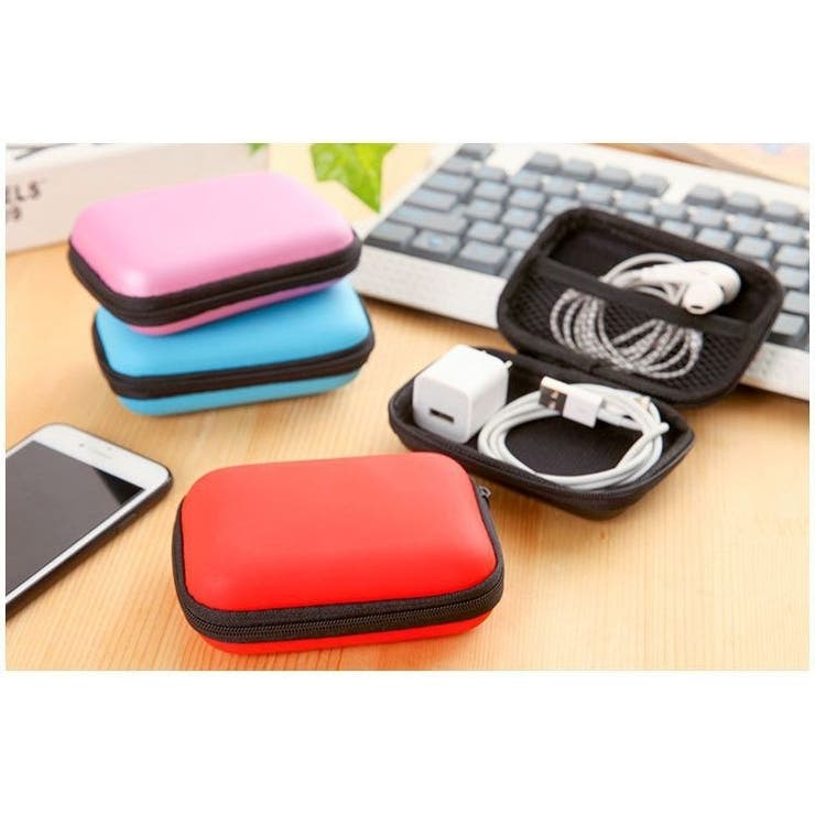 ガジェットポーチ 5個セット イヤホンケース | PlusNao | 詳細画像4 