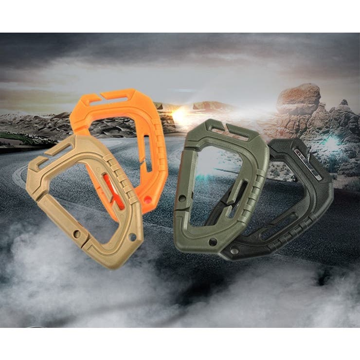 D型カラビナ 5個セット Dリング | PlusNao | 詳細画像3 