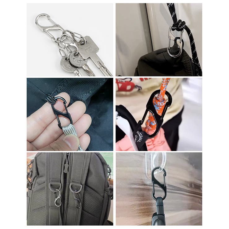 カラビナフック 5個セット S字 | PlusNao | 詳細画像2 