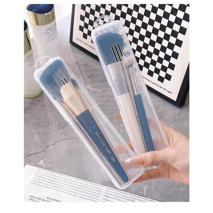 メイクブラシケース 化粧筆 化粧ブラシ | PlusNao | 詳細画像2 