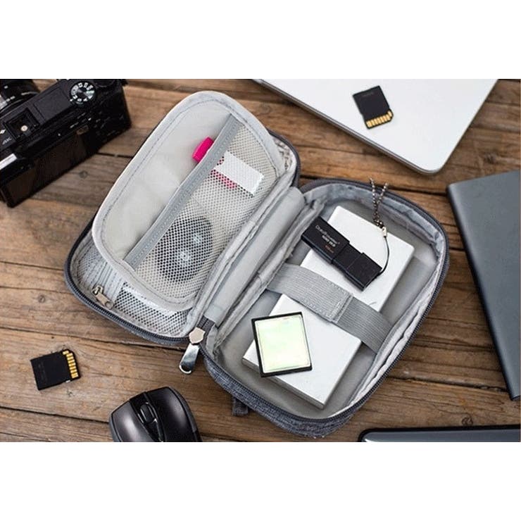 ガジェットポーチ トラベルポーチ マルチポーチ | PlusNao | 詳細画像3 