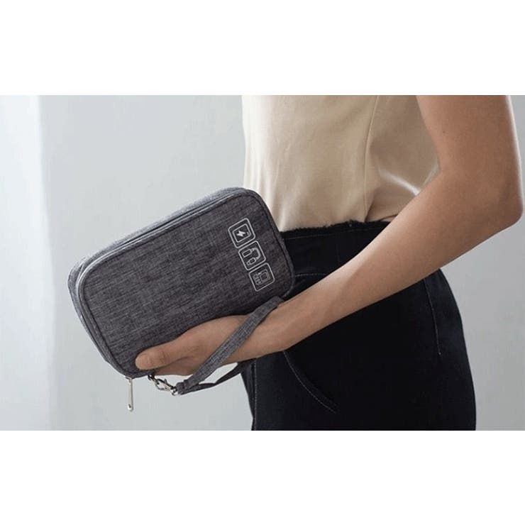 ガジェットポーチ トラベルポーチ マルチポーチ | PlusNao | 詳細画像4 