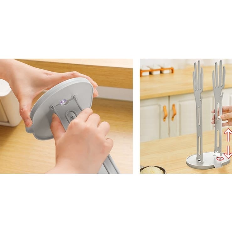 ゴム手袋干しスタンド ゴム手袋収納ラック ゴム手袋掛け | PlusNao | 詳細画像15 