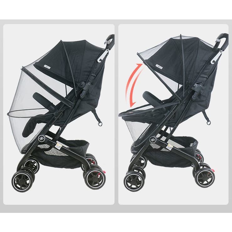 虫よけネット ベビーカー用蚊帳 フルカバー | PlusNao | 詳細画像7 