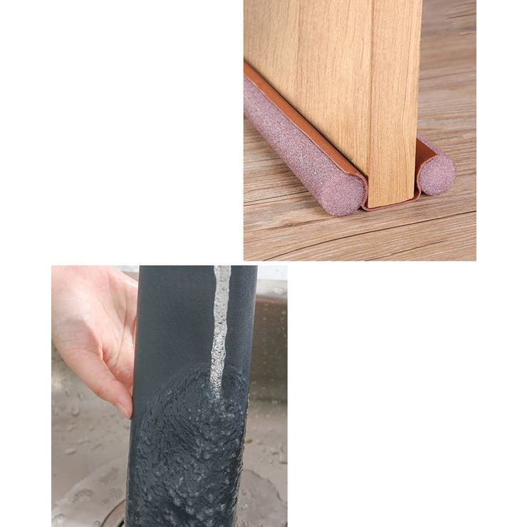 ドアドラフトストッパー すきま風防止クッション ドア下部シールテープ | PlusNao | 詳細画像10 