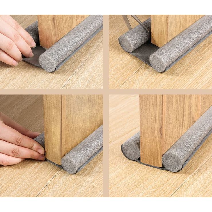 ドアドラフトストッパー すきま風防止クッション ドア下部シールテープ | PlusNao | 詳細画像11 