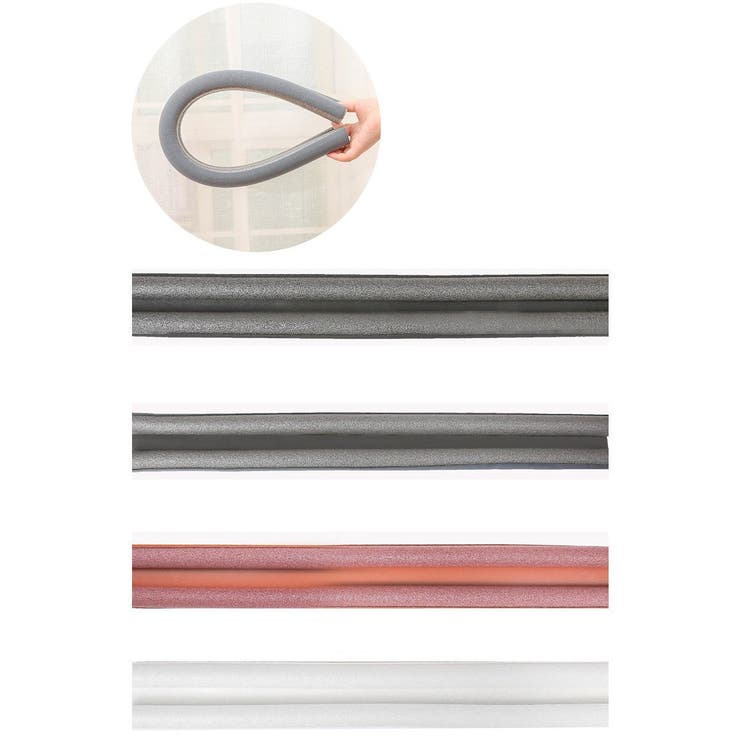 ドアドラフトストッパー すきま風防止クッション ドア下部シールテープ | PlusNao | 詳細画像2 