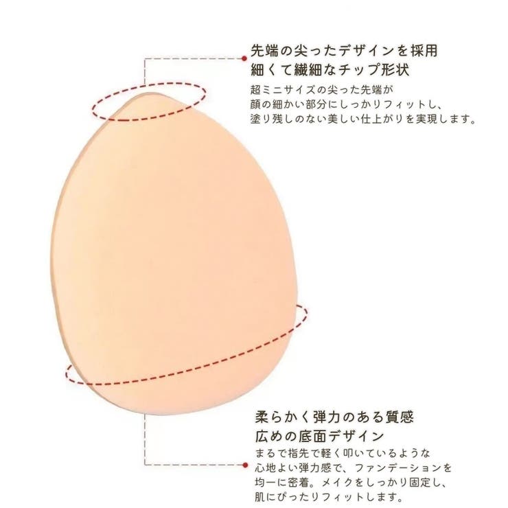 メイクスポンジ 指用 フィンガーパフ | PlusNao | 詳細画像14 