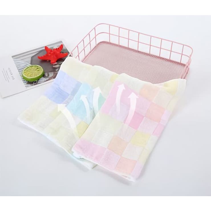 ハンドタオル ガーゼハンカチ 同色2枚セット | PlusNao | 詳細画像4 