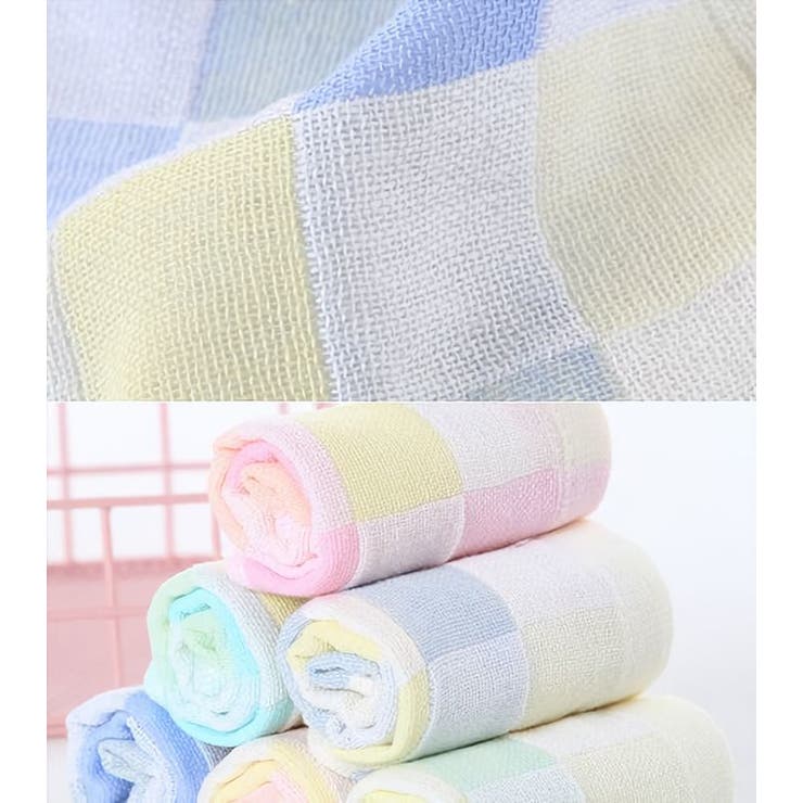 ハンドタオル ガーゼハンカチ 同色2枚セット | PlusNao | 詳細画像7 