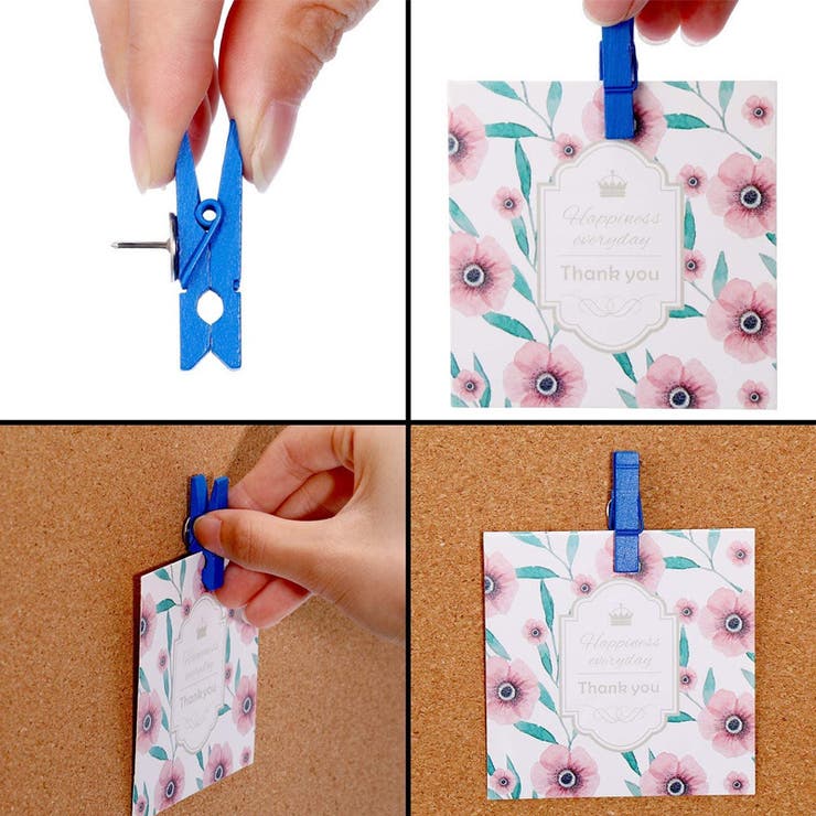 ウッドクリップ 木製クリップ 10個セット | PlusNao | 詳細画像7 