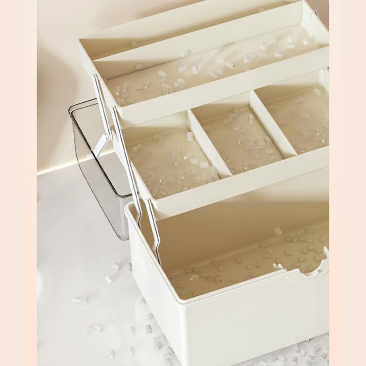 メイクボックス コスメボックス 化粧品収納ケース | PlusNao | 詳細画像15 