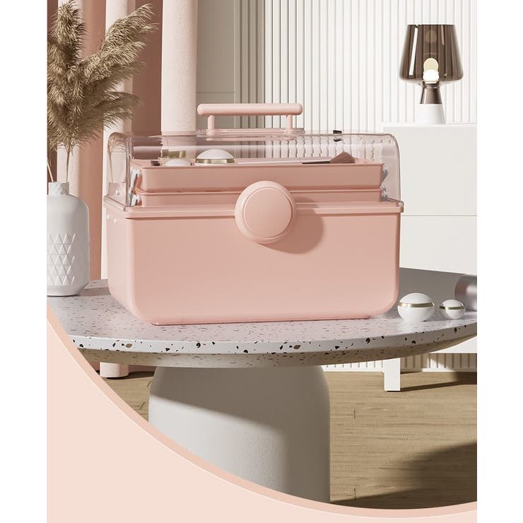 メイクボックス コスメボックス 化粧品収納ケース | PlusNao | 詳細画像2 