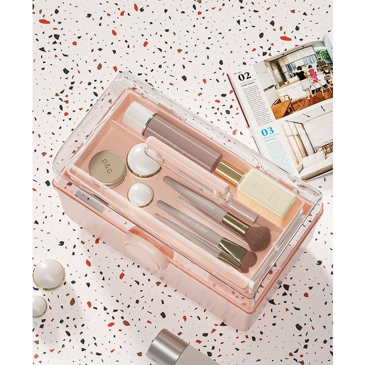 メイクボックス コスメボックス 化粧品収納ケース | PlusNao | 詳細画像3 