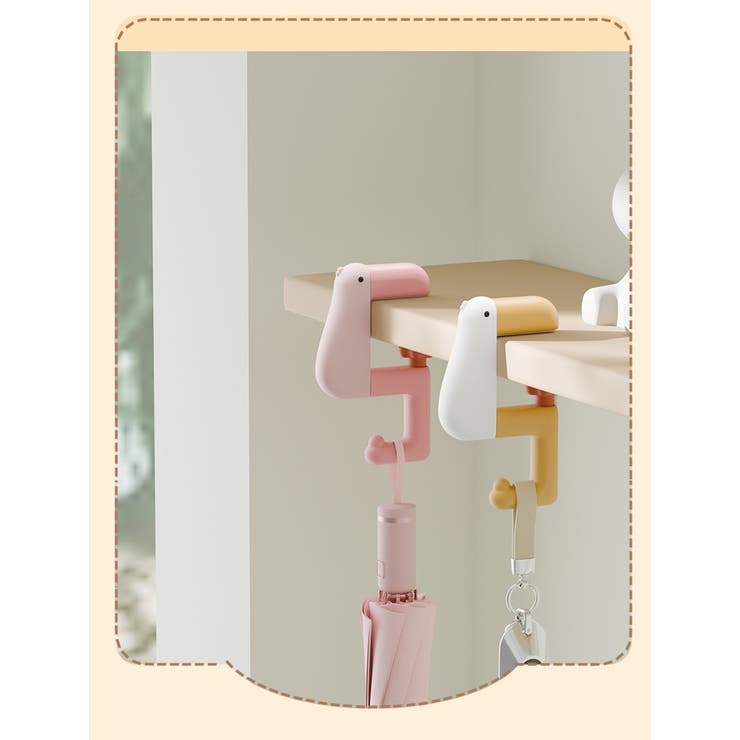 バッグハンガー テーブルフック カバン掛け | PlusNao | 詳細画像8 