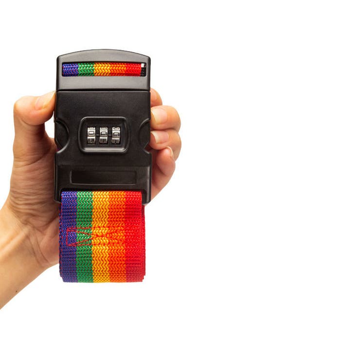 ダイヤル錠付きスーツケースベルト 旅行用品 3桁錠 | PlusNao | 詳細画像3 