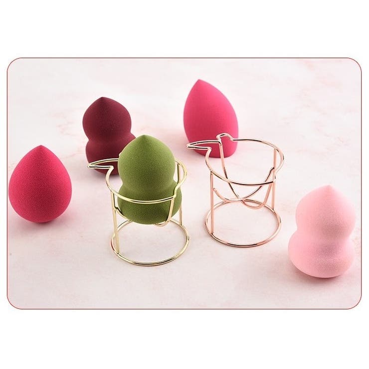 メイクパフスタンド メイクパフホルダー メイクパフ置き | PlusNao | 詳細画像4 