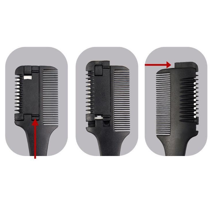 ヘアカッター すきカミソリ コーム | PlusNao | 詳細画像14 